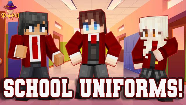 Thumbnail of the Minecraft Bedrock Marketplace product School Uniforms! created by Magefall.