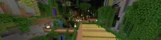 Panorama of the Minecraft Bedrock Marketplace product Secret Jungle Base created by Magefall.