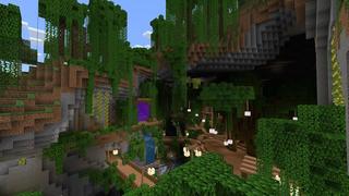 Screenshot of the Minecraft Bedrock Marketplace product Secret Jungle Base created by Magefall.