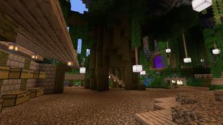 Screenshot of the Minecraft Bedrock Marketplace product Secret Jungle Base created by Magefall.