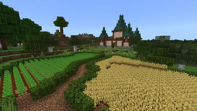 Screenshot of the Minecraft Bedrock Marketplace product Survival Spawn: Birchwood created by Magefall.