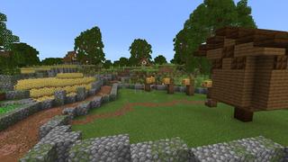 Screenshot of the Minecraft Bedrock Marketplace product Survival Spawn: Rivershire created by Magefall.