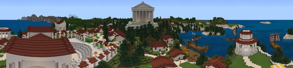 Panorama of the Minecraft Bedrock Marketplace product The Age of Odyssey created by Magefall.