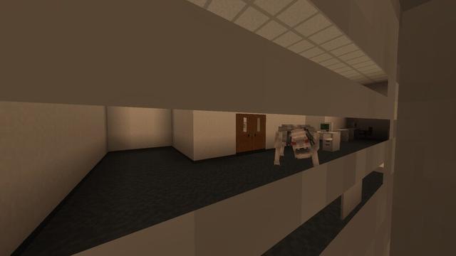 Screenshot of the Minecraft Bedrock Marketplace product The Backroom Company created by Magefall.