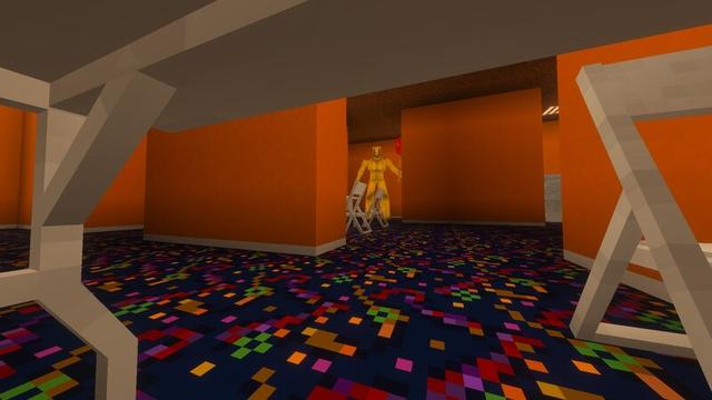 Screenshot of the Minecraft Bedrock Marketplace product The Backroom Company created by Magefall.