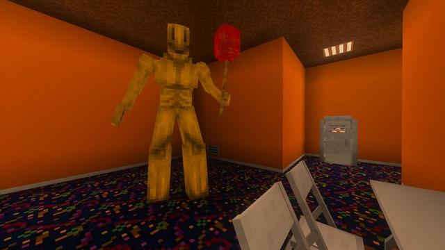 Screenshot of the Minecraft Bedrock Marketplace product The Backroom Company created by Magefall.
