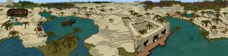 Panorama of the Minecraft Bedrock Marketplace product Thieve's Lagoon created by Magefall.