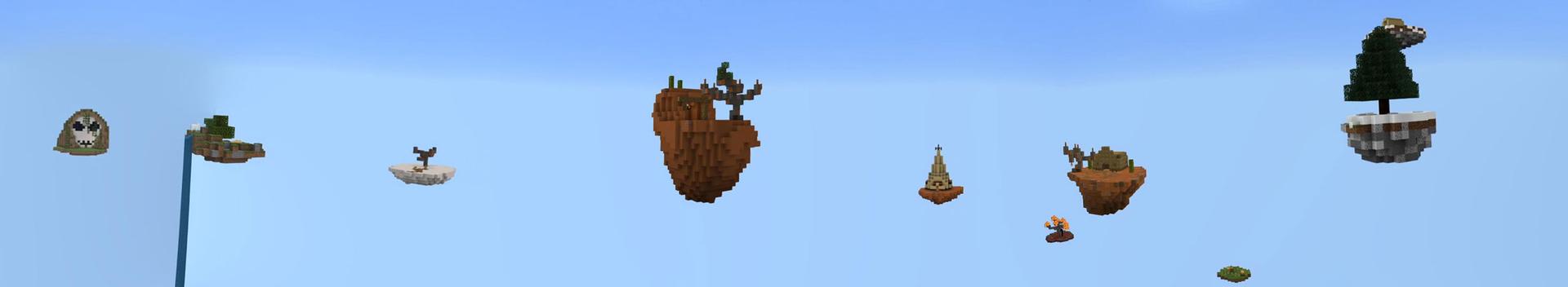 Panorama of the Minecraft Bedrock Marketplace product Tumbleweed Skyblock created by Magefall.