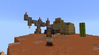 Screenshot of the Minecraft Bedrock Marketplace product Tumbleweed Skyblock created by Magefall.