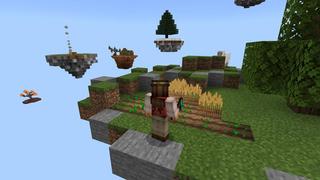 Screenshot of the Minecraft Bedrock Marketplace product Tumbleweed Skyblock created by Magefall.