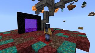 Screenshot of the Minecraft Bedrock Marketplace product Tumbleweed Skyblock created by Magefall.