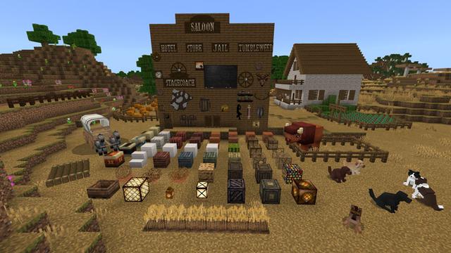 Screenshot of the Minecraft Bedrock Marketplace product Tumbleweed created by Magefall.