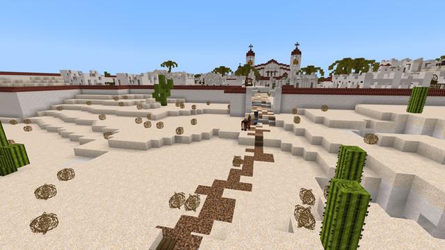 Screenshot of the Minecraft Bedrock Marketplace product Tumbleweed created by Magefall.