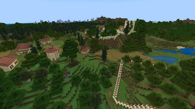 Screenshot of the Minecraft Bedrock Marketplace product Tuscan Homestead created by Magefall.