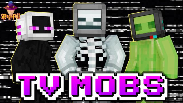 Thumbnail of the Minecraft Bedrock Marketplace product TV Mobs created by Magefall.
