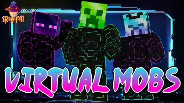 Thumbnail of the Minecraft Bedrock Marketplace product Virtual Mobs created by Magefall.