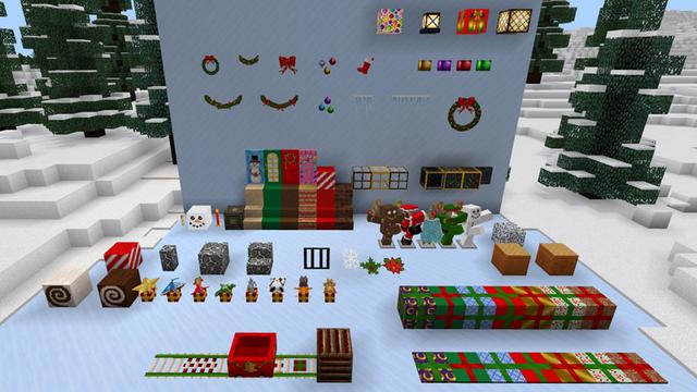 Screenshot of the Minecraft Bedrock Marketplace product Winter Town created by Magefall.