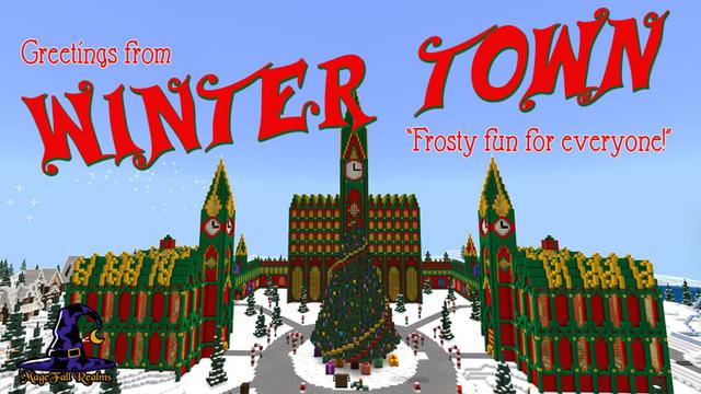 Thumbnail of the Minecraft Bedrock Marketplace product Winter Town created by Magefall.