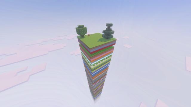 Screenshot of the Minecraft Bedrock Marketplace product Maizencraft - One-Chunk Tower created by Maizen.
