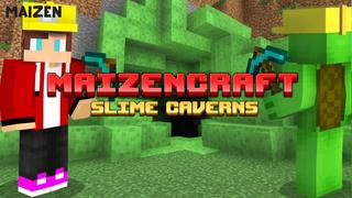 Thumbnail of the Minecraft Bedrock Marketplace product Maizencraft - Slime Caverns (cavernes de bave) created by Maizen.