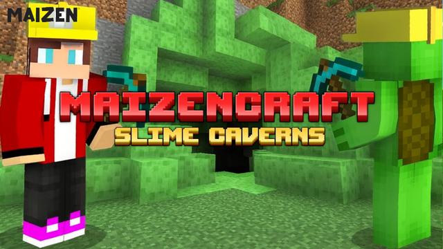 Thumbnail of the Minecraft Bedrock Marketplace product Maizencraft - Slime Caverns created by Maizen.