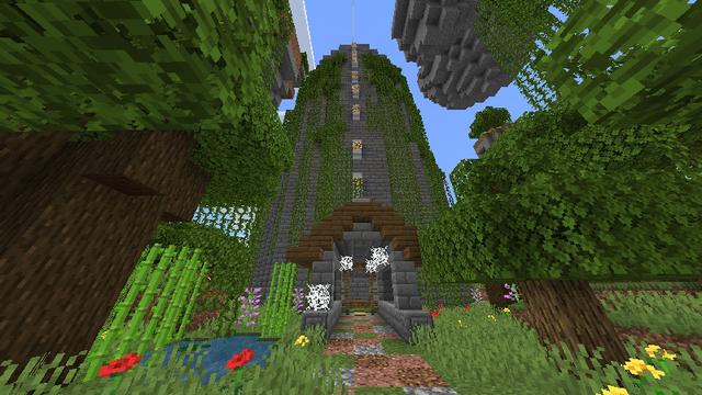 Screenshot of the Minecraft Bedrock Marketplace product Maizencraft - Treasure Towers created by Maizen.
