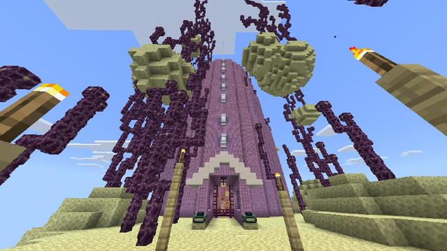 Screenshot of the Minecraft Bedrock Marketplace product Maizencraft - Treasure Towers created by Maizen.