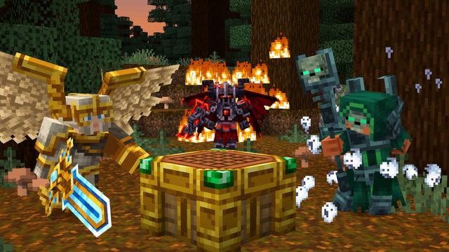 Screenshot of the Minecraft Bedrock Marketplace product Bigger Crafting Add-On created by Maker Camp srls.