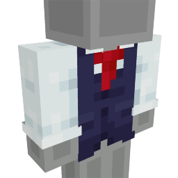 Thumbnail of the Minecraft Bedrock Marketplace product Dark Blue Vest created by Maker Camp srls.