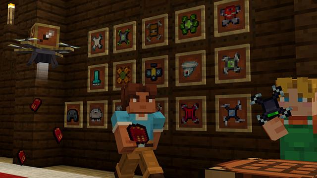 Screenshot of the Minecraft Bedrock Marketplace product Drones Add-On created by Maker Camp srls.