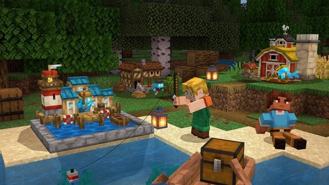 Screenshot of the Minecraft Bedrock Marketplace product Tiny Farms Add-On created by Maker Camp srls.