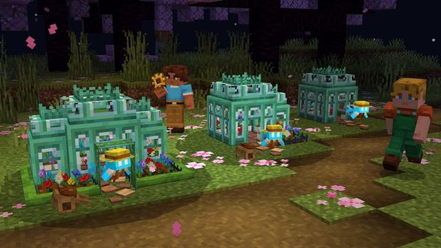 Screenshot of the Minecraft Bedrock Marketplace product Tiny Farms Add-On created by Maker Camp srls.