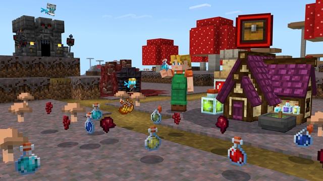 Screenshot of the Minecraft Bedrock Marketplace product Tiny Farms Add-On created by Maker Camp srls.