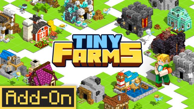 Thumbnail of the Minecraft Bedrock Marketplace product Tiny Farms Add-On created by Maker Camp srls.