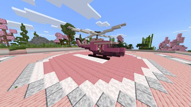 Screenshot of the Minecraft Bedrock Marketplace product Billionaire's Pink Mansion created by ManaLabs Inc.