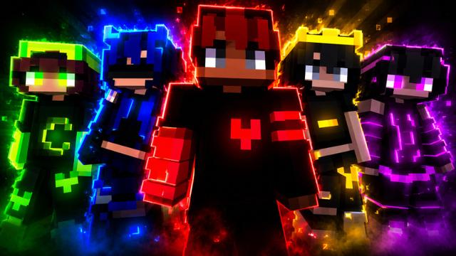 Thumbnail of the Minecraft Bedrock Marketplace product Dark Neon Trends created by ManaLabs Inc.