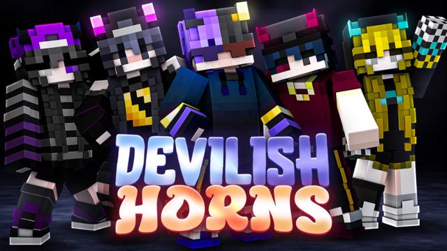 Thumbnail of the Minecraft Bedrock Marketplace product Devilish Horns created by ManaLabs Inc.