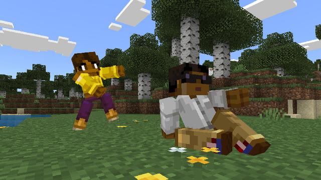 Screenshot of the Minecraft Bedrock Marketplace product Enhanced Movement created by ManaLabs Inc.
