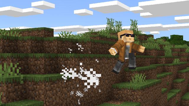 Screenshot of the Minecraft Bedrock Marketplace product Enhanced Movement created by ManaLabs Inc.