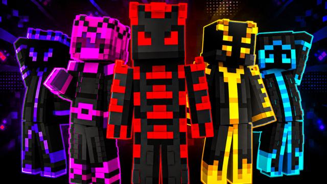 Thumbnail of the Minecraft Bedrock Marketplace product Neon Legends created by ManaLabs Inc.