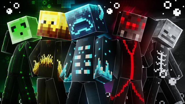 Thumbnail of the Minecraft Bedrock Marketplace product Neon Mobs PRO created by ManaLabs Inc.