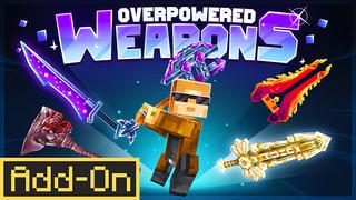 Thumbnail of the Minecraft Bedrock Marketplace product Overpowered Weapons Add-On created by ManaLabs Inc.
