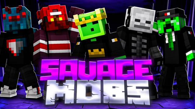 Thumbnail of the Minecraft Bedrock Marketplace product Savage Mobs created by ManaLabs Inc.