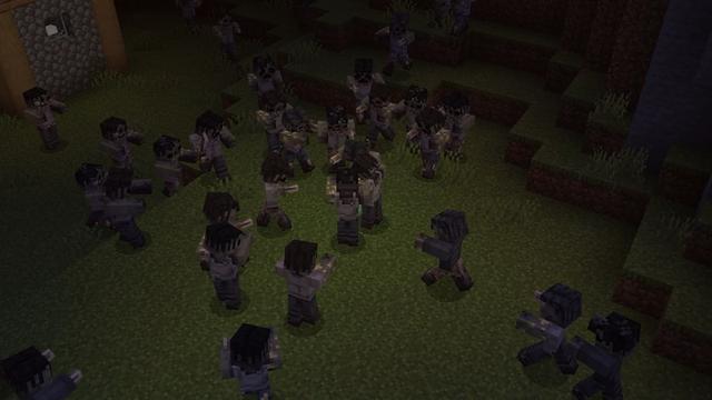Screenshot of the Minecraft Bedrock Marketplace product Zombie Apocalypse Add-On created by ManaLabs Inc.