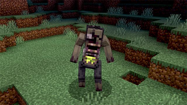 Screenshot of the Minecraft Bedrock Marketplace product Zombie Apocalypse Add-On created by ManaLabs Inc.