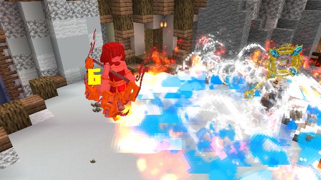 Screenshot of the Minecraft Bedrock Marketplace product Anime Weapons created by Master Duckies.