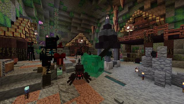 Screenshot of the Minecraft Bedrock Marketplace product Backrooms Resourcepack created by Master Duckies.