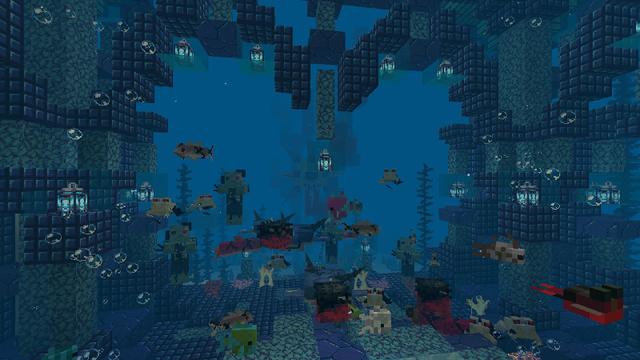 Screenshot of the Minecraft Bedrock Marketplace product Backrooms Resourcepack created by Master Duckies.