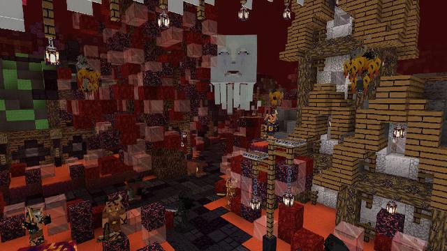 Screenshot of the Minecraft Bedrock Marketplace product Backrooms Resourcepack created by Master Duckies.