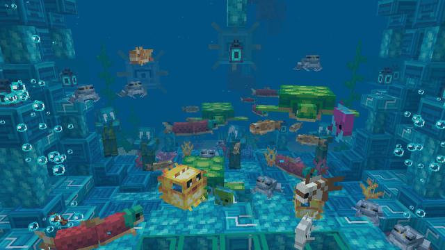 Screenshot of the Minecraft Bedrock Marketplace product Blitz PVP Texturepack created by Master Duckies.